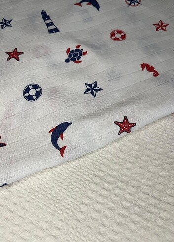 Pike-Müslin Bebek Battaniyesi İkili Set