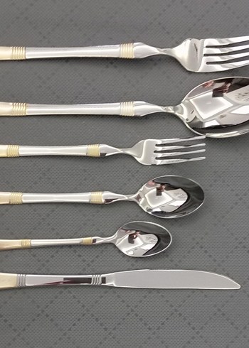  Beden altın Renk 72 parça yemek takimi