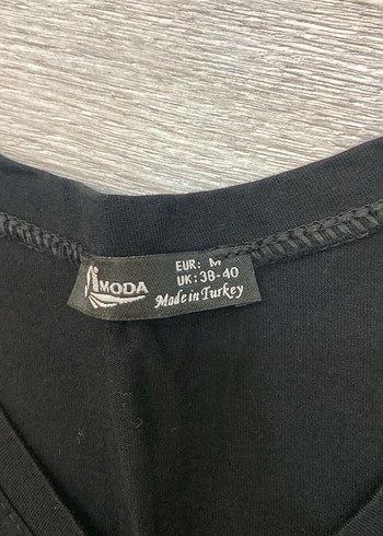 Siyah Kısa Kollu V Yakalı Hamile Elbisesi - Görsel 5