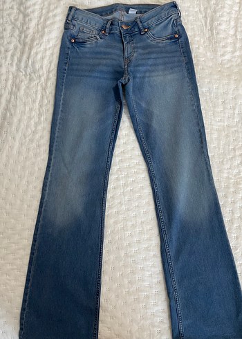 H&M Düşük Bel Bootcut Jean