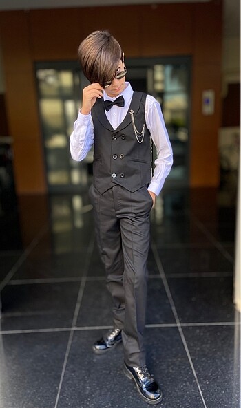 Yelekli takım set