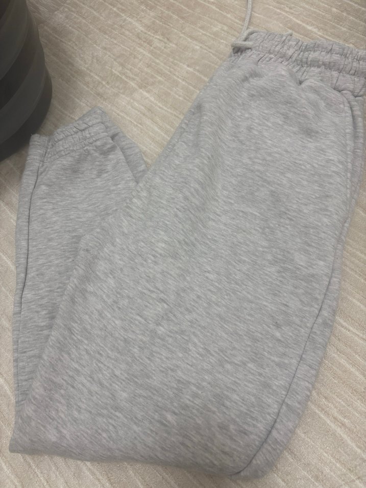 Gri Rahat Kesim Kadın Eşofman Altı - Görsel 2