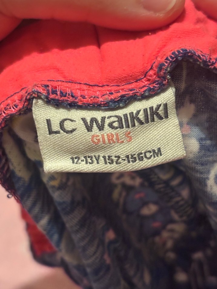 Lacivert Pamuklu Bohem Mini Şort - Görsel 2