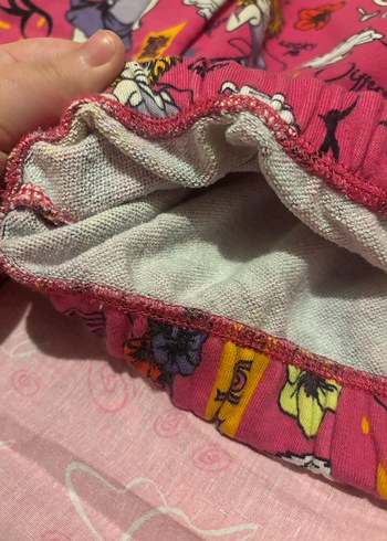 Renkli Baskılı Kapüşonlu Kız Sweatshirt - Görsel 4