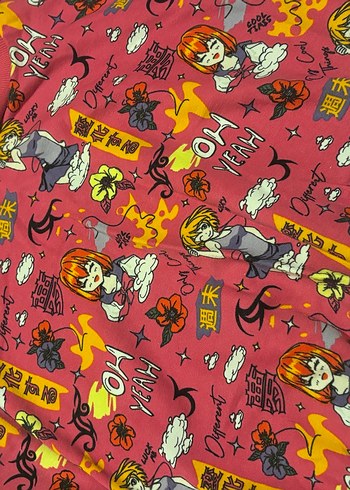 Renkli Baskılı Kapüşonlu Kız Sweatshirt - Görsel 2