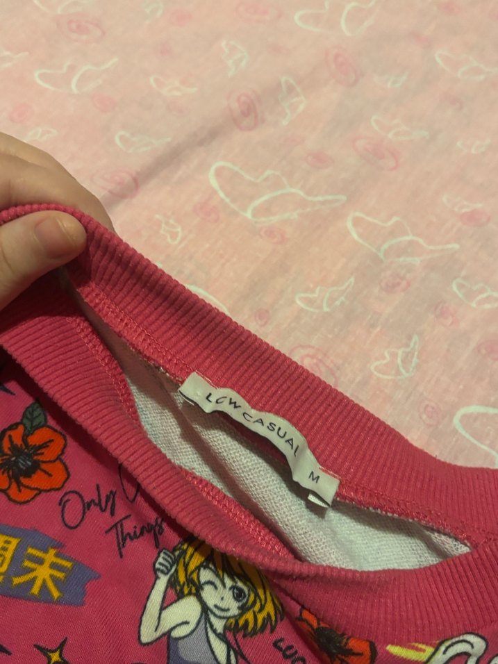 Renkli Baskılı Kapüşonlu Kız Sweatshirt - Görsel 3