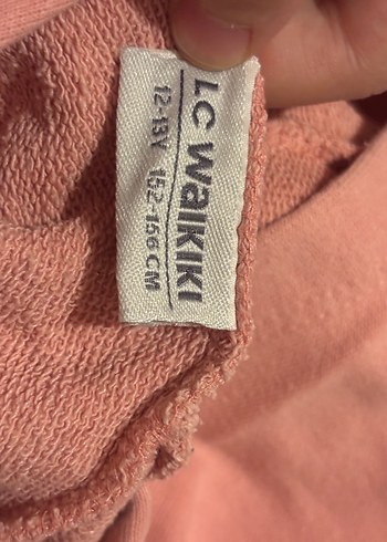 Pembe Kapüşonlu çoçuk Sweatshirt - Görsel 4