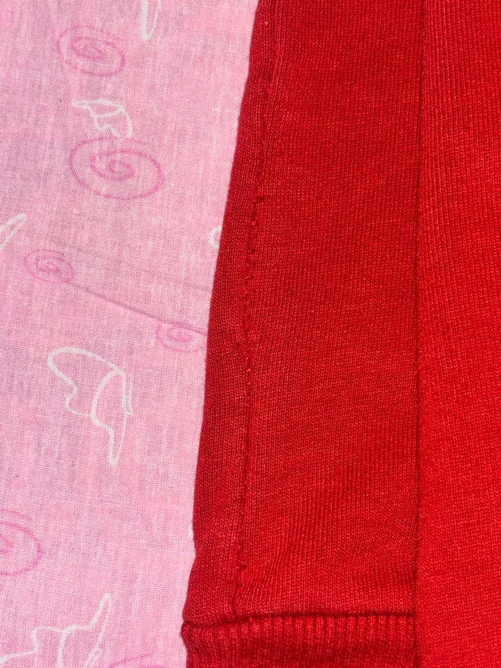 Kırmızı kadın sweatshirt - Görsel 3