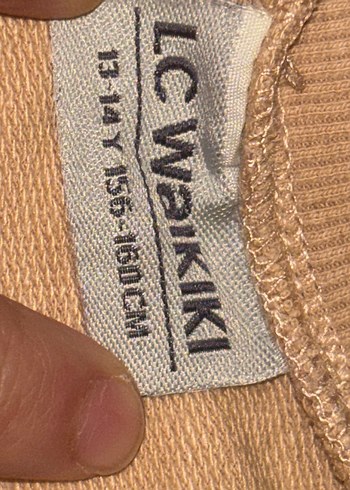 Kız Çocuk Bej Payetli Uzun Kollu Sweatshirt - Görsel 4