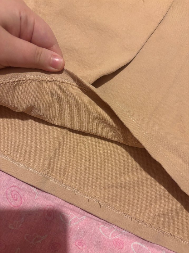 Kız Çocuk Bej Payetli Uzun Kollu Sweatshirt - Görsel 2