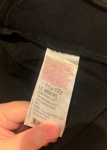 Kızlar için Siyah Kapüşonlu Fermuarlı Ceket - Görsel 3