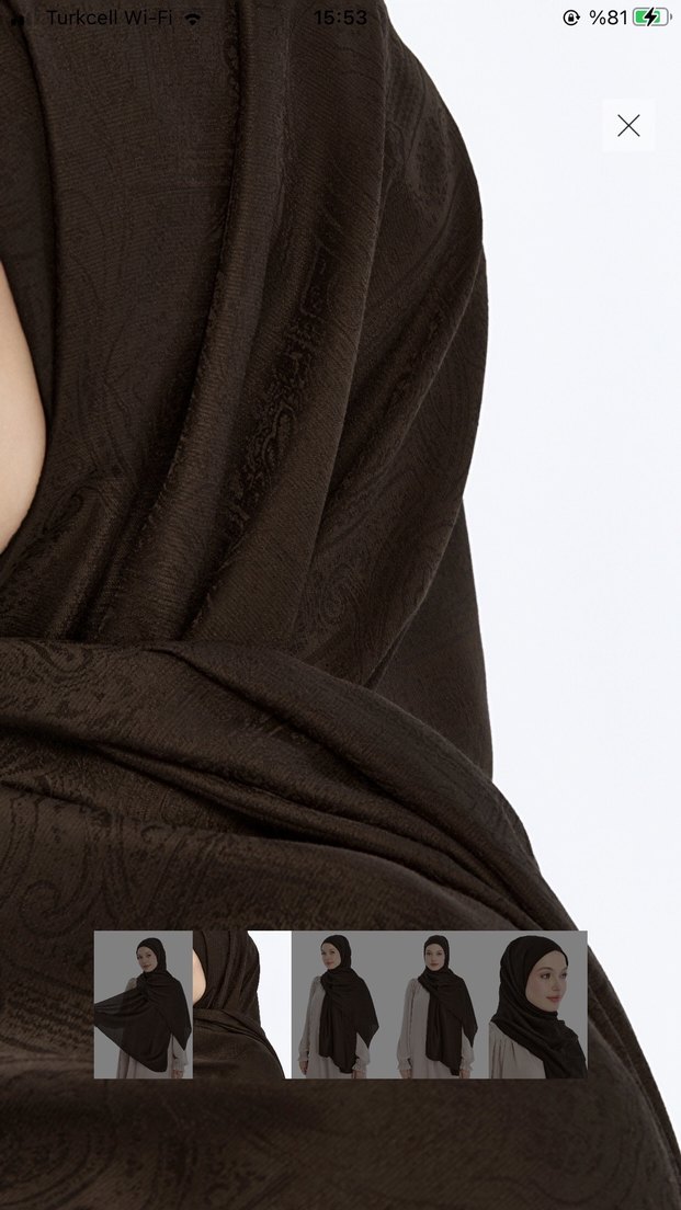 Acı kahve şal - Görsel 2