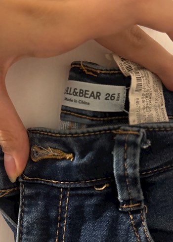 Lacivert Kadın Denim Pantolon - Görsel 2