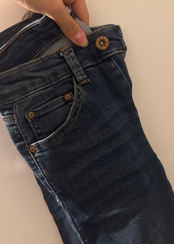 Lacivert Kadın Denim Pantolon - Görsel 3