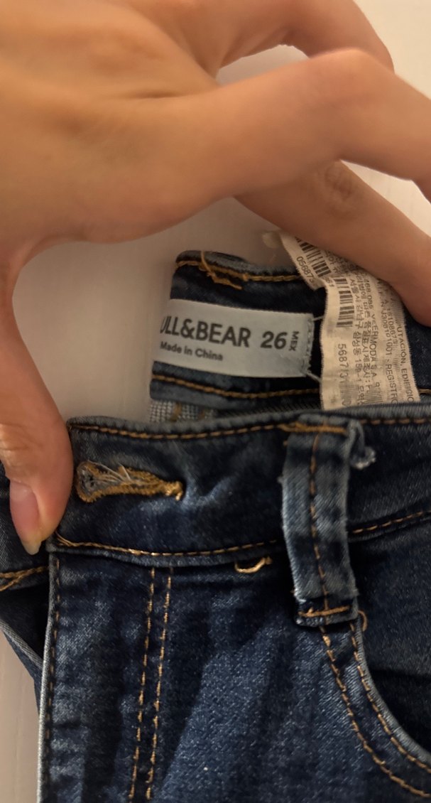 Lacivert Kadın Denim Pantolon - Görsel 2