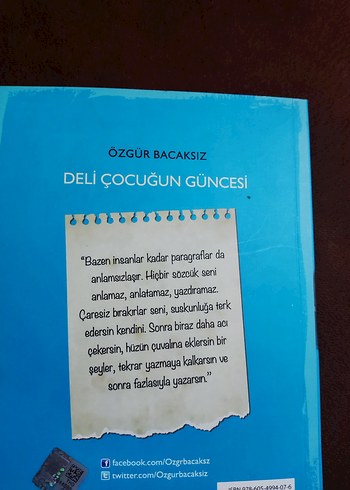 Deli Çocuğun Güncesi - Özgür Bacaksız - Görsel 2