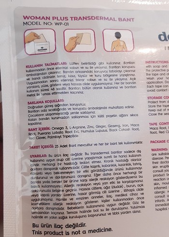 Beden Doctorem Woman Plus Kadın bant