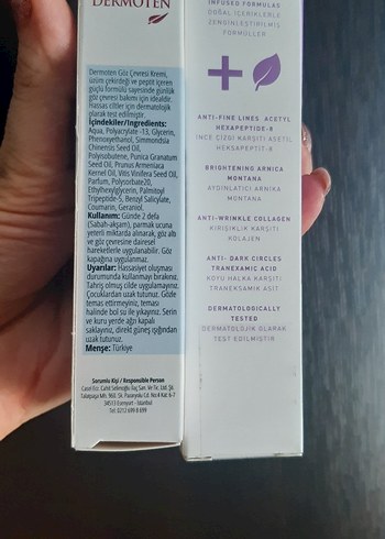 Göz Kremi Mia Dermoten - Görsel 3