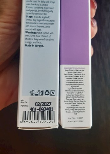 Göz Kremi Mia Dermoten - Görsel 2