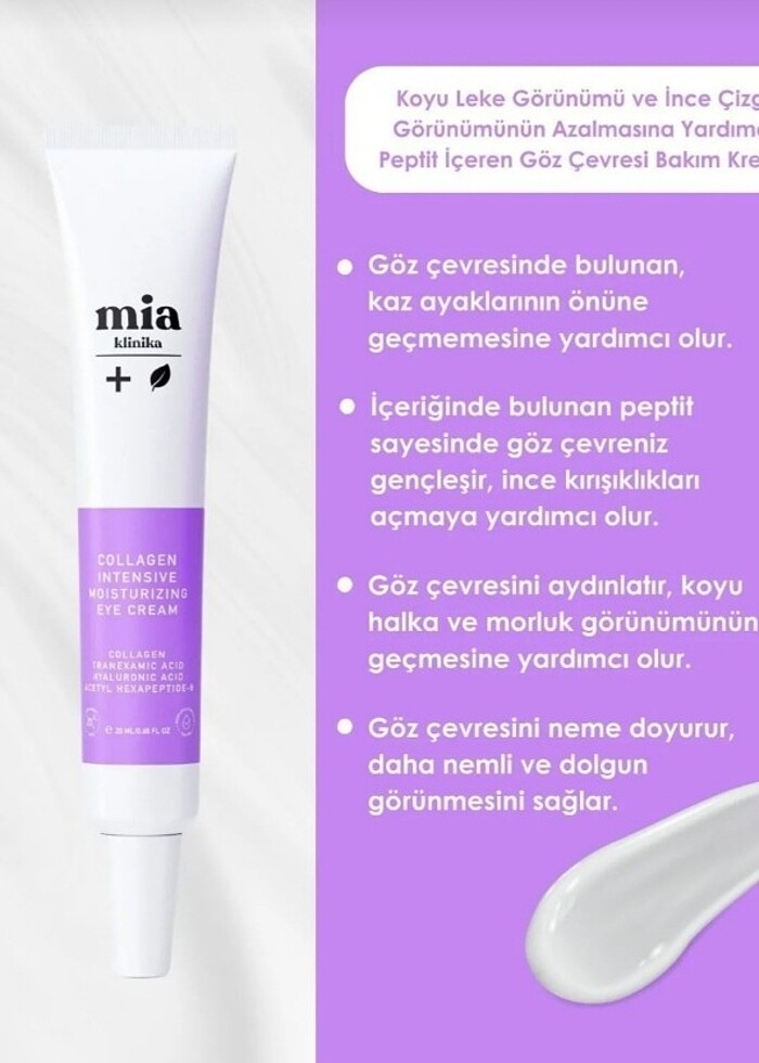 Göz Kremi Mia Dermoten - Görsel 5