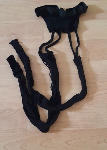 Siyah Fileli Detaylı Gotik Kadın uzun çorap - Görsel 5