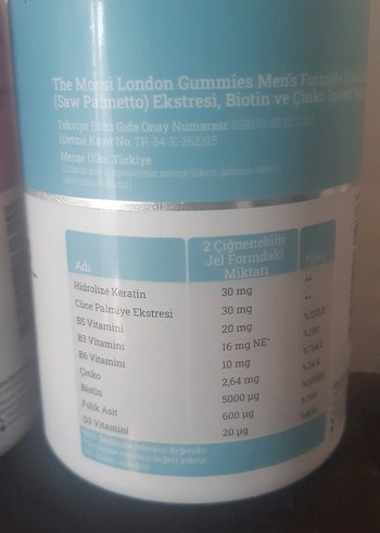 Mossi Kadın Saç, Tırnak ve Cilt Gummies - Görsel 3