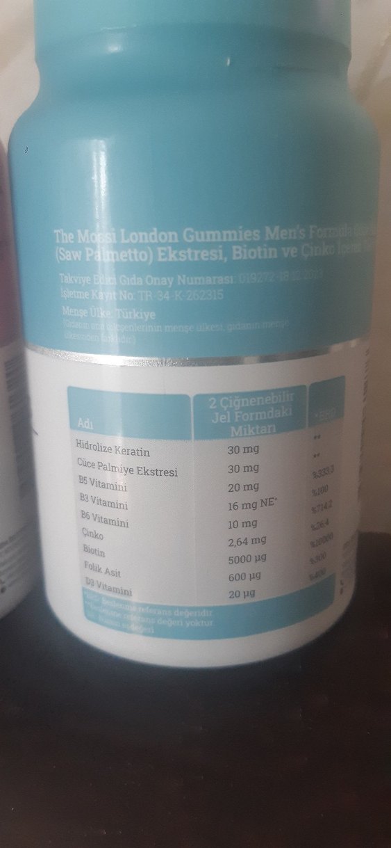 Mossi Kadın Saç, Tırnak ve Cilt Gummies - Görsel 3