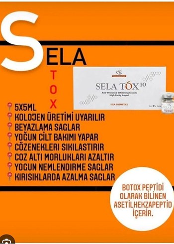 SELA TOX10 Kırışıklık Karşıtı Beyazlatıcı Serum - Görsel 3