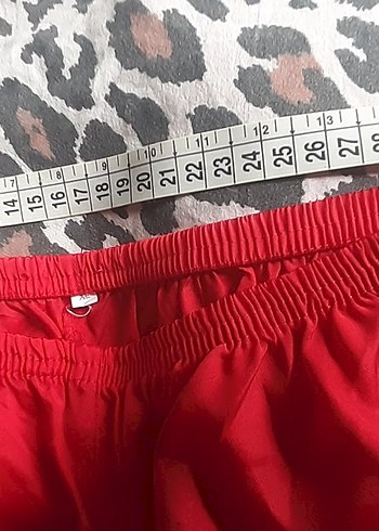 Nakışlı Vintage Kırmızı Kadın Pijama takımı - Görsel 5
