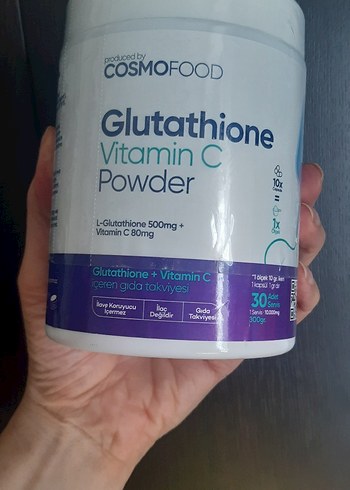 Cosmofood Glutathione + Vitamin C Tozu 300g
