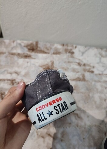 36 Beden Converse Chuck All Star Gri Ayakkabı