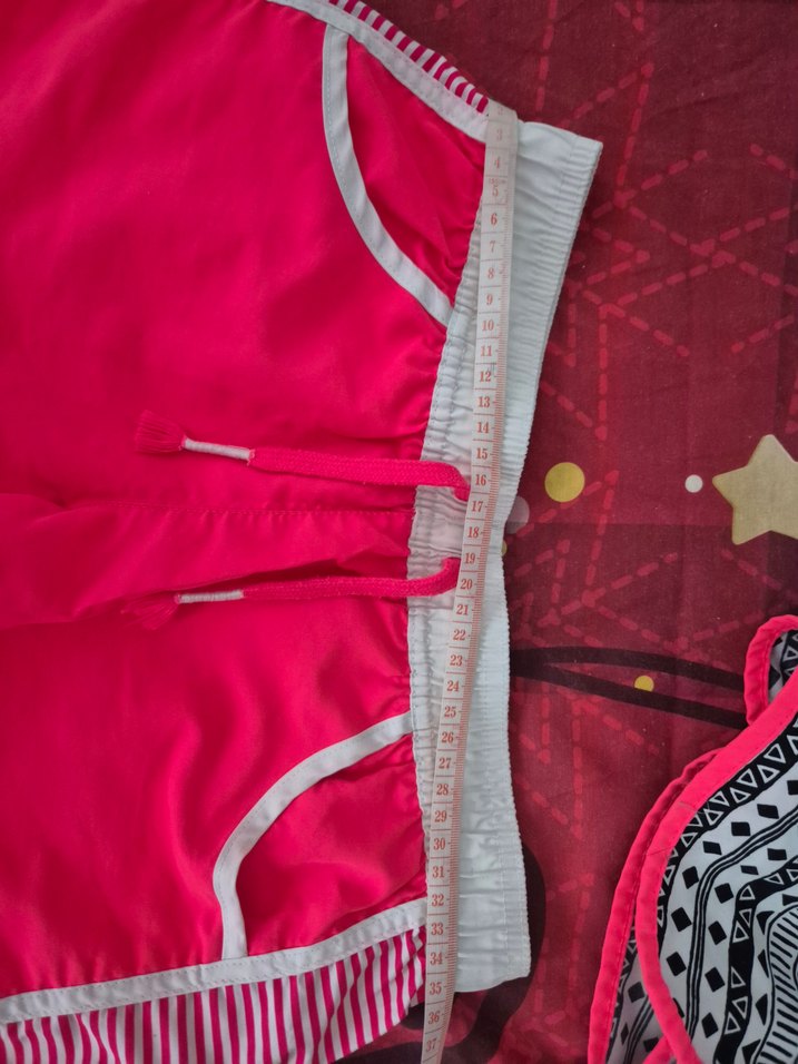 neon pembe deniz şort - Görsel 3