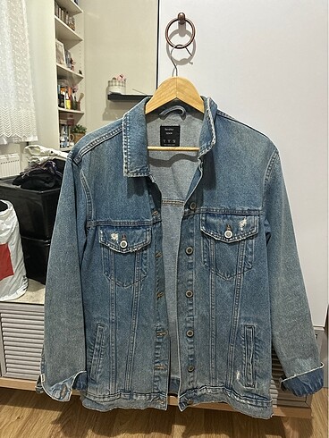 Kot ceket bershka s beden uzun