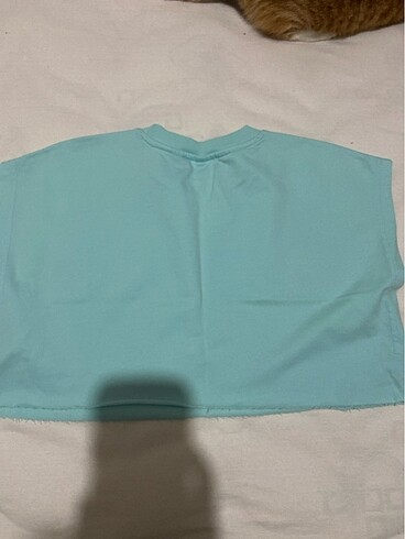 xs Beden Mavi crop