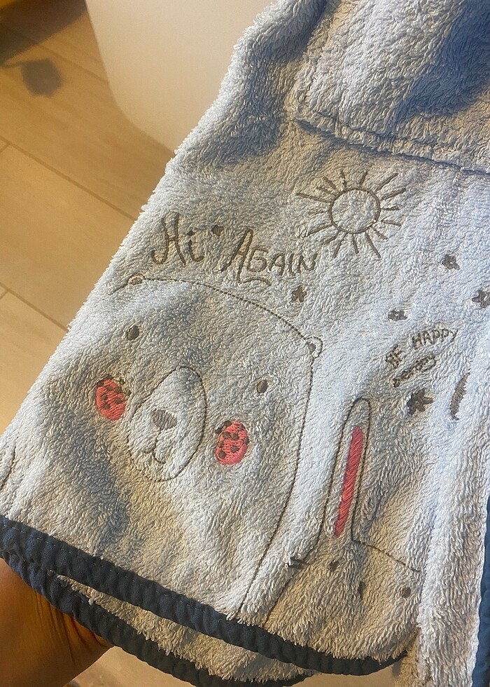 Ecocotton çocuk bornozu - Görsel 3