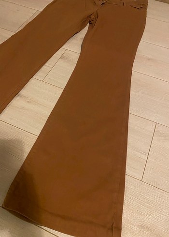 İspanyol paça, adil Işık marka, kot bayan pantolon - Görsel 2