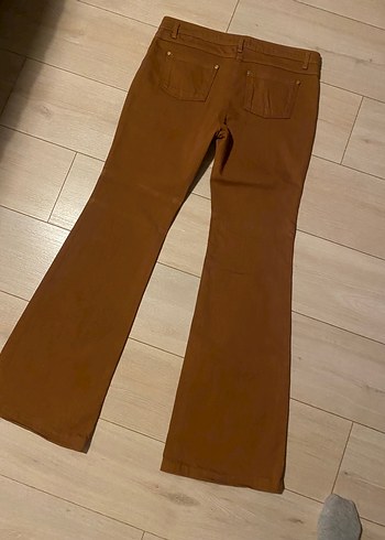 İspanyol paça, adil Işık marka, kot bayan pantolon - Görsel 4