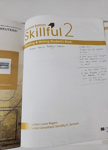  Skillful 2 reading and writing ingilizce kitabı macmillan 