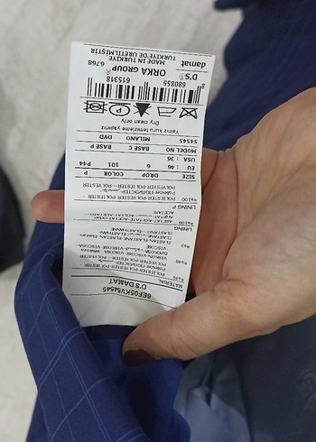 Lacivert Kareli Erkek Takım Elbise - Görsel 3