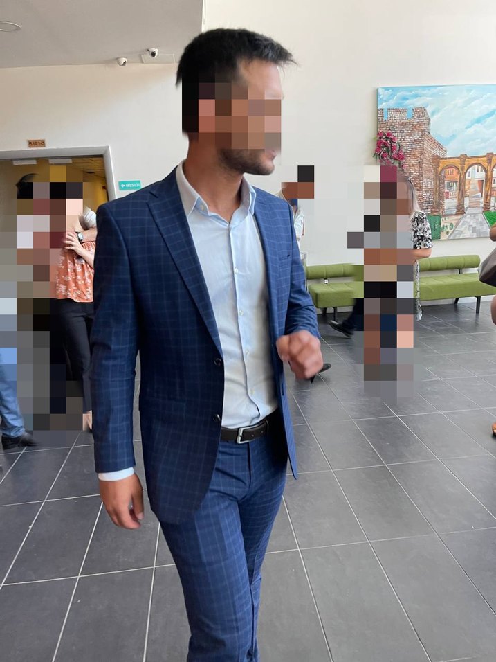 Lacivert Kareli Erkek Takım Elbise - Görsel 4