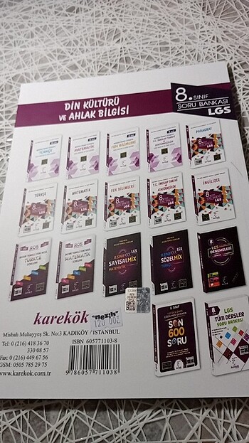  8. Sınıf Karekök Yayınları Din Kültürü Soru Bankası 