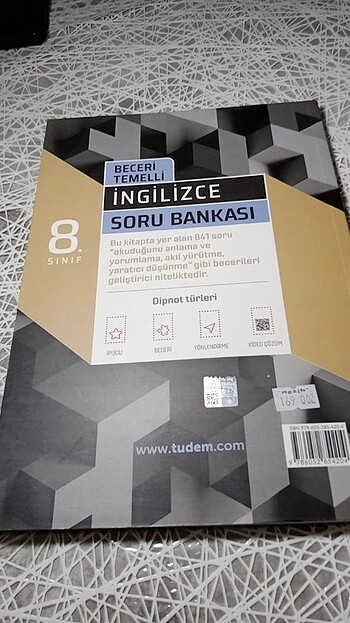  8. Sınıf Tudem Yayınları İngilizce soru Bankası 