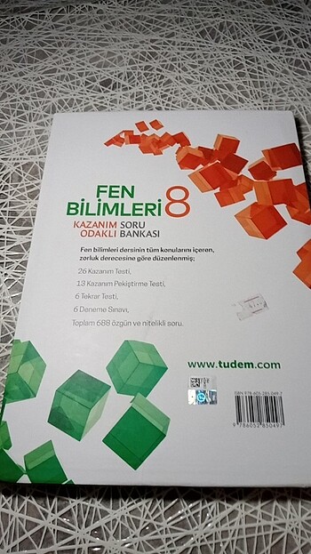 8. Sınıf Tudem Fen Bilimleri Kazanım Odaklı Soru Bankası 