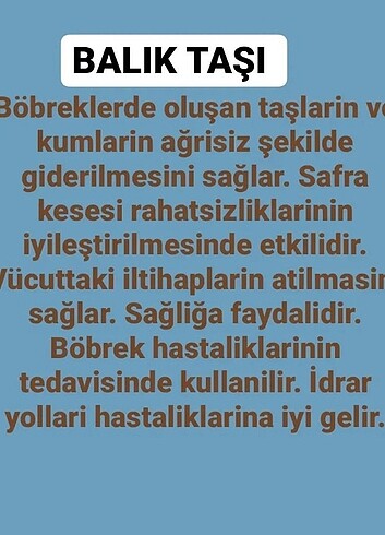Diğer Balık taşı 