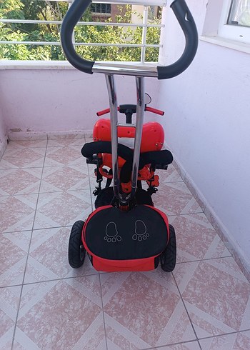 Beden kırmızı Renk Kırmızı Çocuk Üç Tekerlekli Bisiklet baybhop
