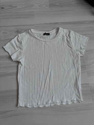 Beyaz tam body crop