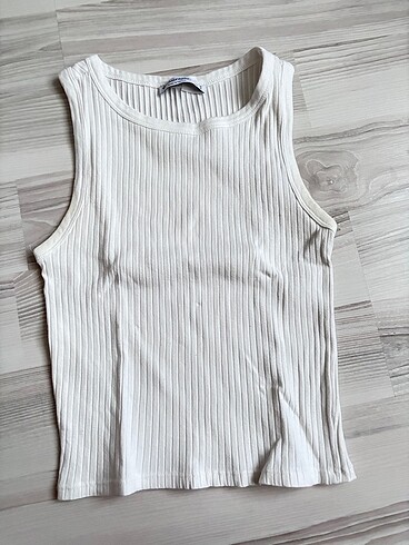 Stradivarius beyaz atlet