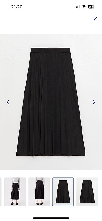 LC Waikiki LCW Modest Pileli Etek