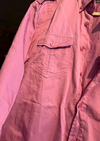 Erkek Keten Gömlek Uzun Kollu - Görsel 2