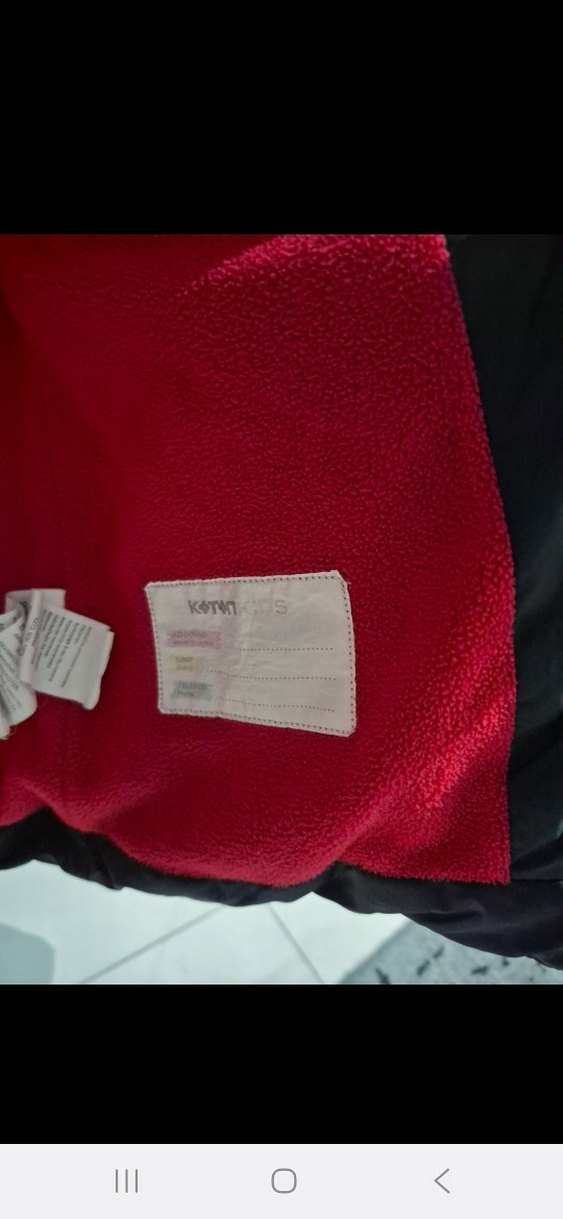 Koton Çocuk Siyah Fermuarlı Mont - Görsel 4